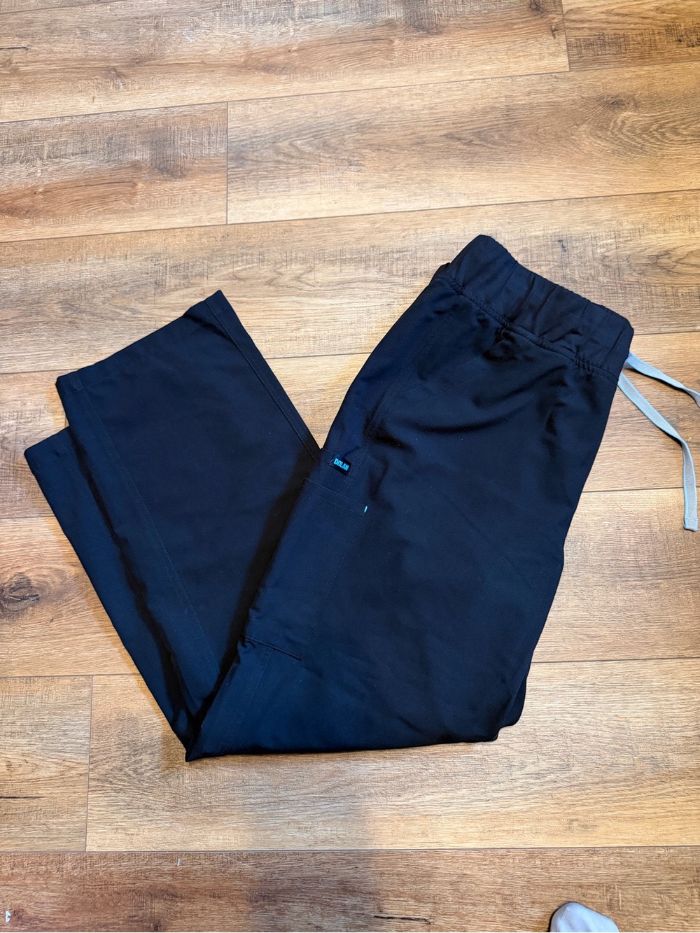 Women’s Dolan Black Drawstring scrub Pants - XL